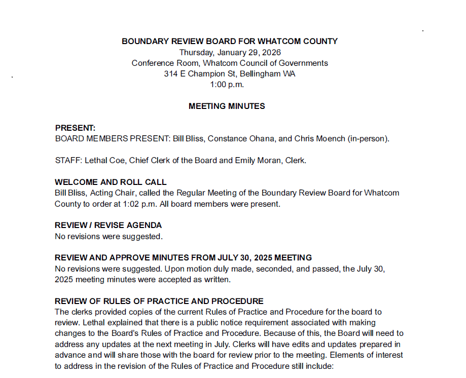 2026-01-29 BRB Minutes