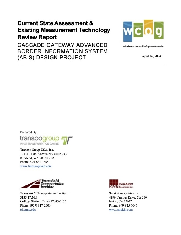 ABIS Report 1: Current State Assessment & Existing Technology Review