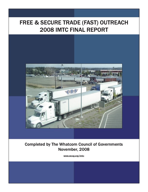 2003-2008 FAST Outreach Final Report