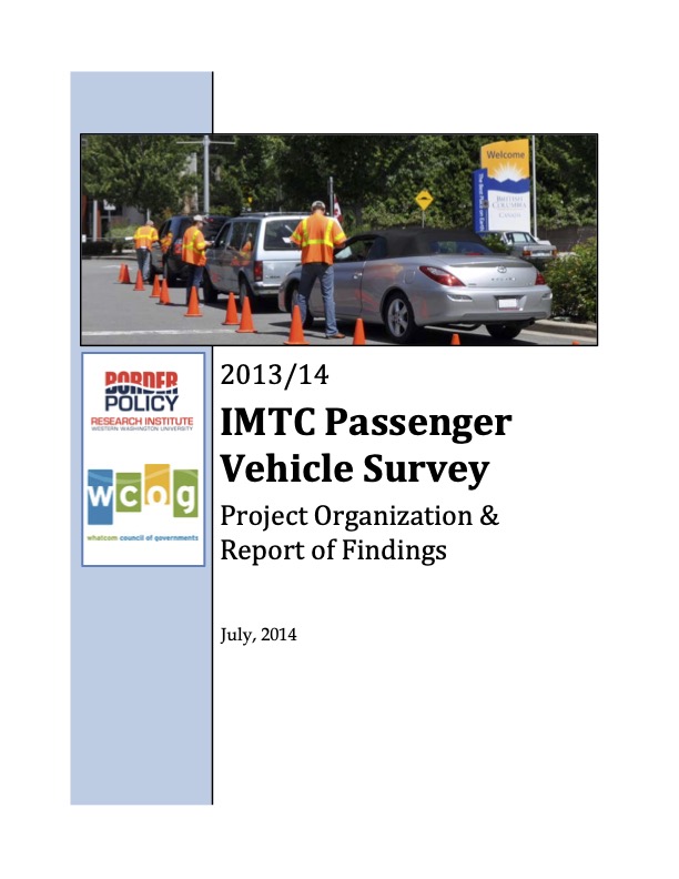 2013/2014 IMTC Passenger Vehicle Survey Final Report