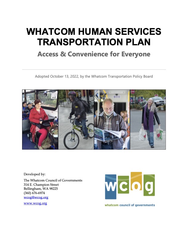 2022 Whatcom Human Services Transportation Plan