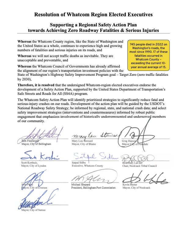 2023 Regional Safety Action Plan Resolution