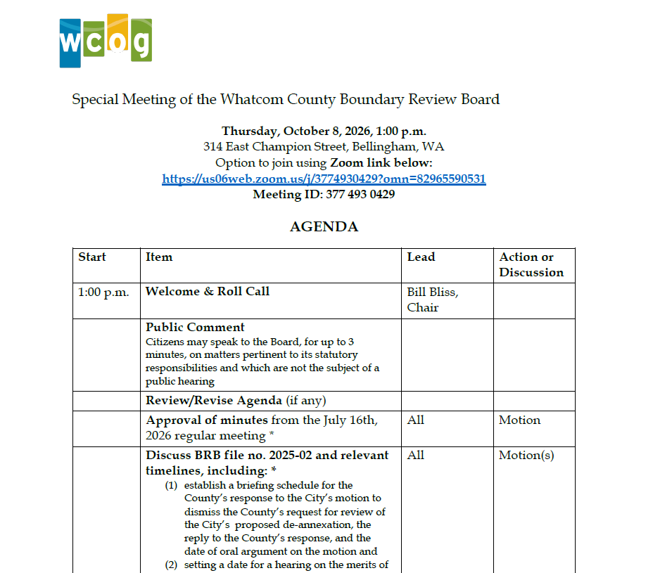 2026-10-8-BRB-Special-Meeting-Agenda