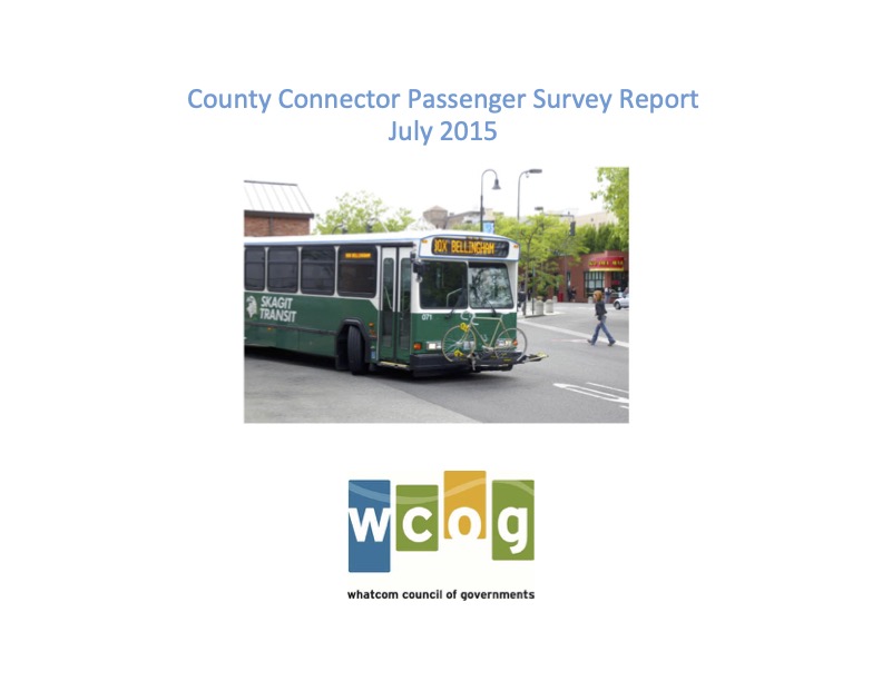 2015 County Connector Passenger Survey Report