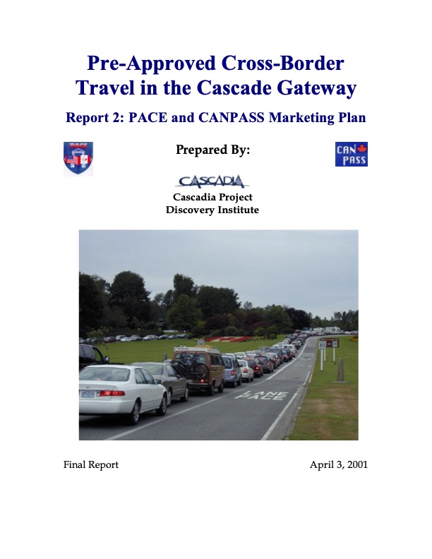 2001 PACE Report 2: Marketing Plan