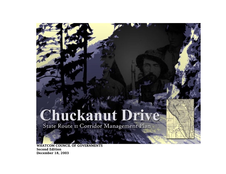 2003 Chuckanut Drive State Route 11 Corridor Management Plan
